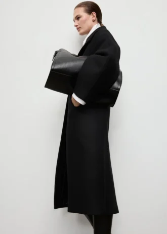 Strukturovaný vlněný kabát