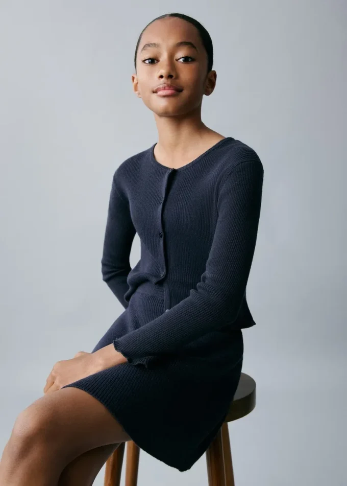 Sukně s copánkovým vzorem Sukně s copánkovým vzorem