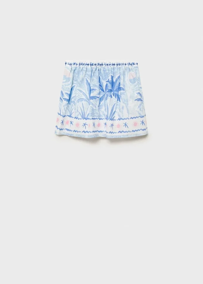 Sukně s potiskem palem Sukně s potiskem palem