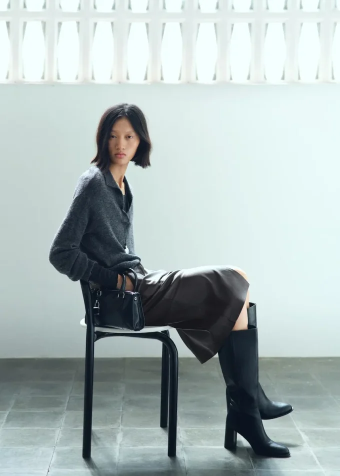 Sukně z umělé kůže Sukně z umělé kůže