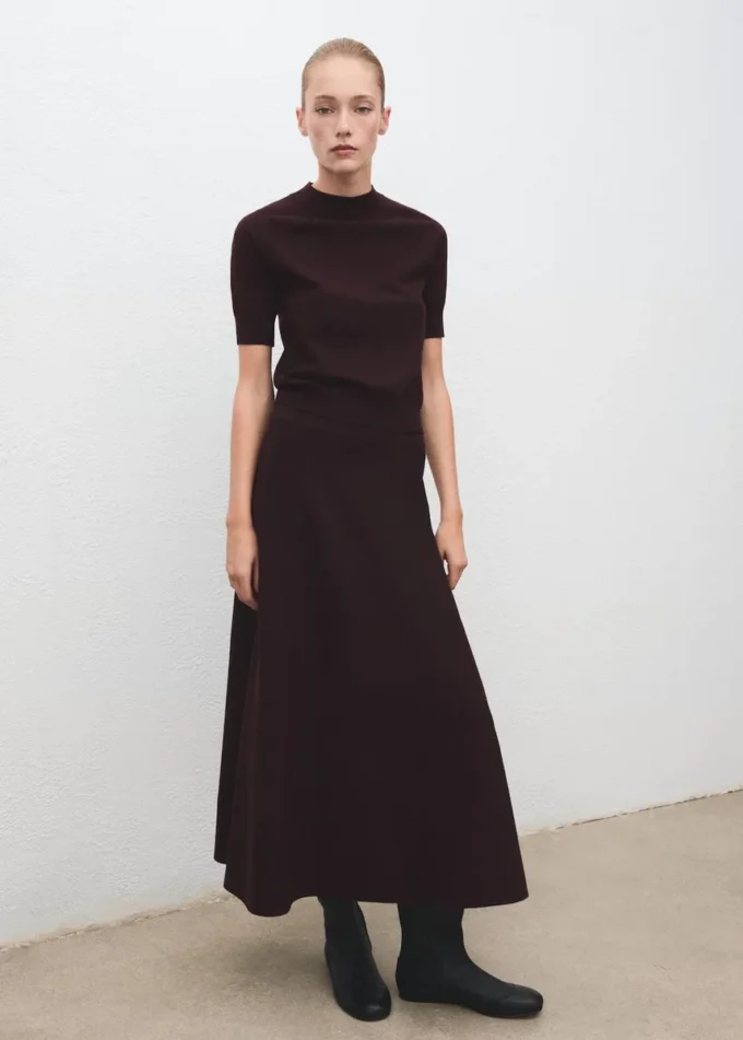 Sukně z vlněné směsi Sukně z vlněné směsi