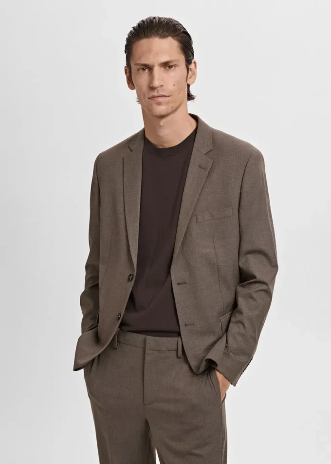 Super slim fit sako z elastické tkaniny Super slim fit sako z elastické tkaniny