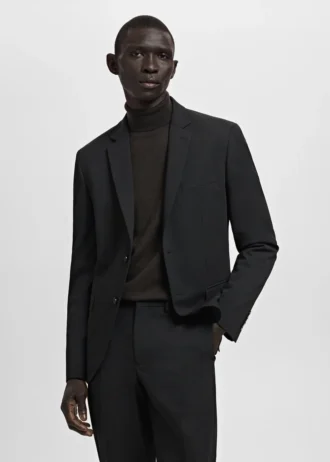 Super slim fit sako z elastické tkaniny Super slim fit sako z elastické tkaniny