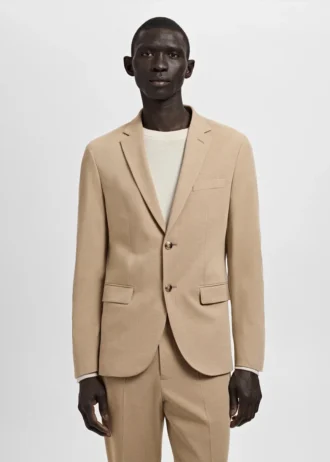 Super slim fit sako z elastické tkaniny Super slim fit sako z elastické tkaniny