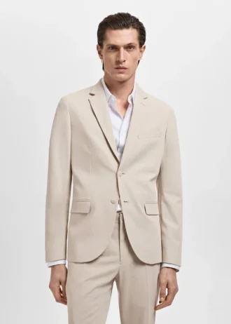 Super slim fit sako z elastické tkaniny Super slim fit sako z elastické tkaniny