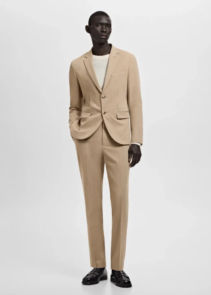 Super slim fit sako z elastické tkaniny Super slim fit sako z elastické tkaniny