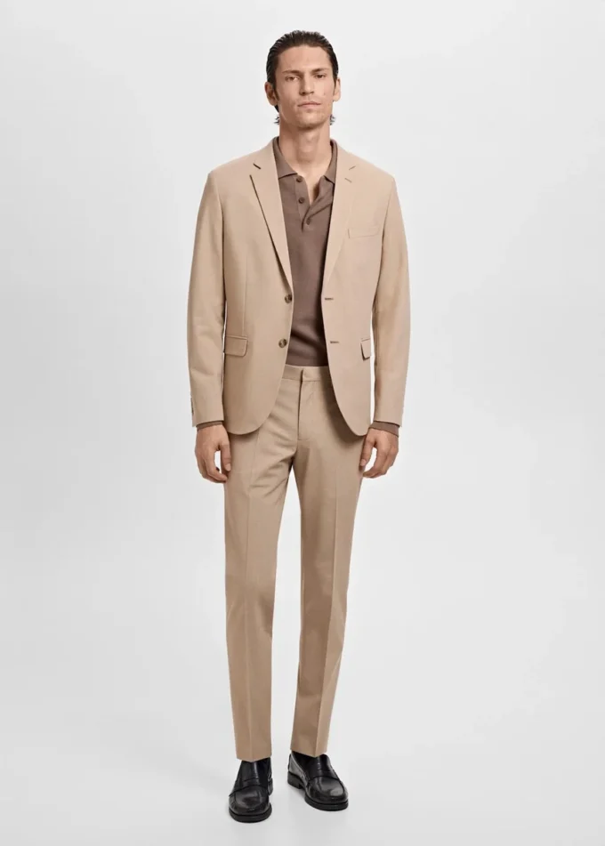 Super slim fit sako z elastické tkaniny Super slim fit sako z elastické tkaniny