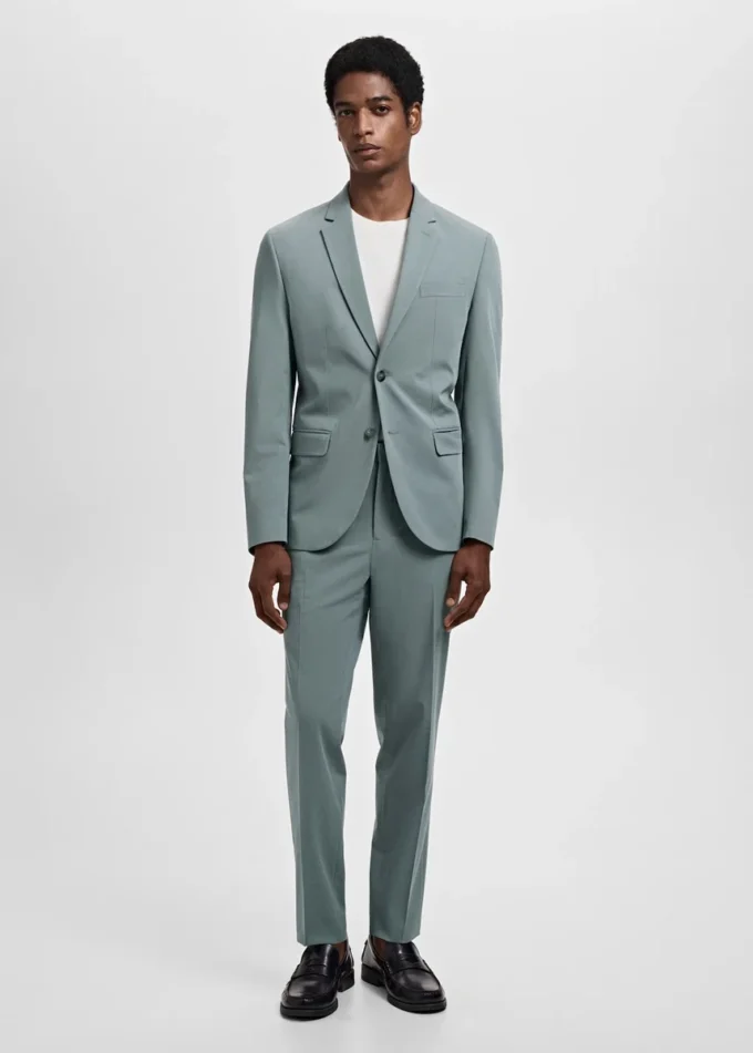 Super slim fit sako z elastické tkaniny Super slim fit sako z elastické tkaniny