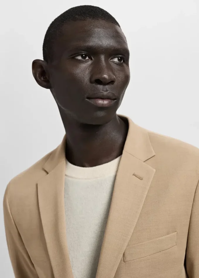 Super slim fit sako z elastické tkaniny Super slim fit sako z elastické tkaniny