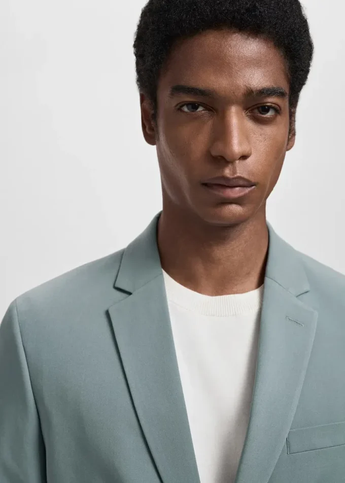 Super slim fit sako z elastické tkaniny Super slim fit sako z elastické tkaniny