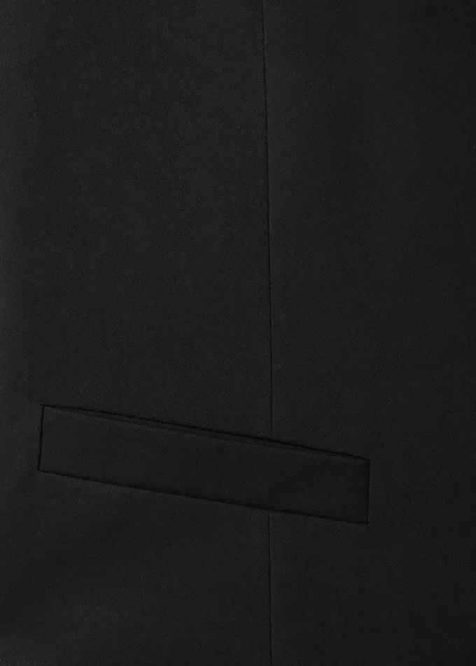 Super slim fit vesta z elastického materiálu Super slim fit vesta z elastického materiálu