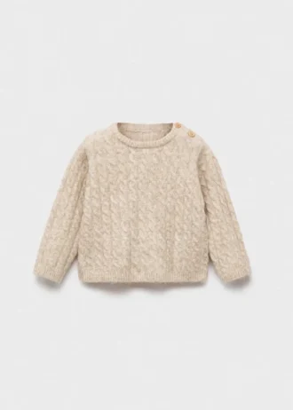 Svetr s copánkovým vzorem