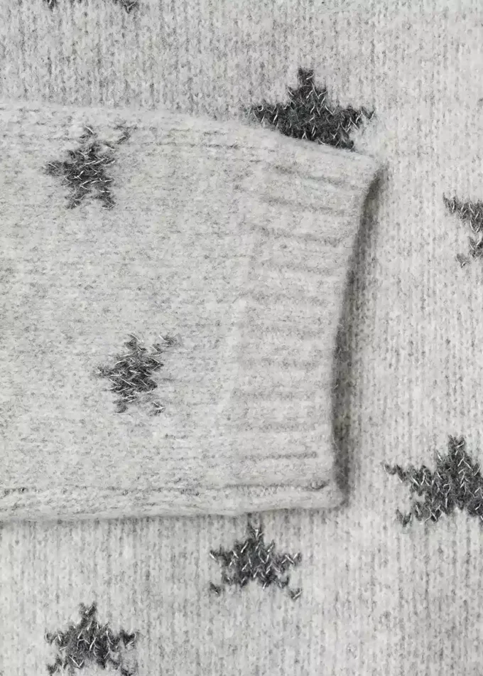 Svetr s lurexovými hvězdami Svetr s lurexovými hvězdami