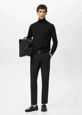 Svetr s rolákem ze 100% merino vlny