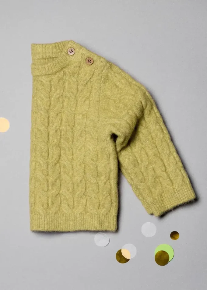 Svetr s rybí kostkou Svetr s rybí kostkou