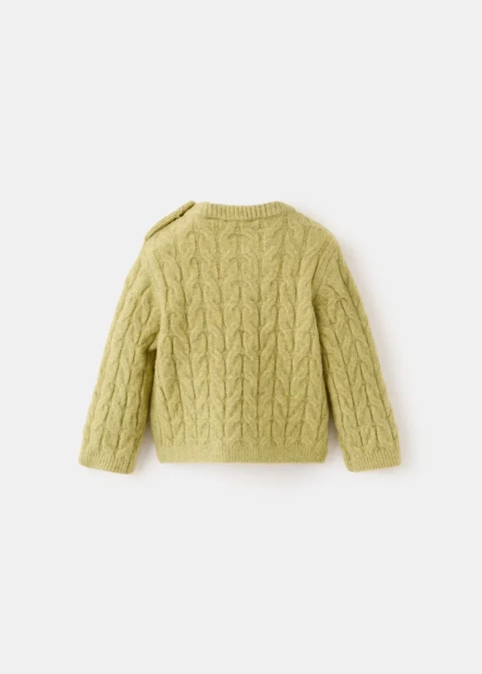 Svetr s rybí kostkou Svetr s rybí kostkou