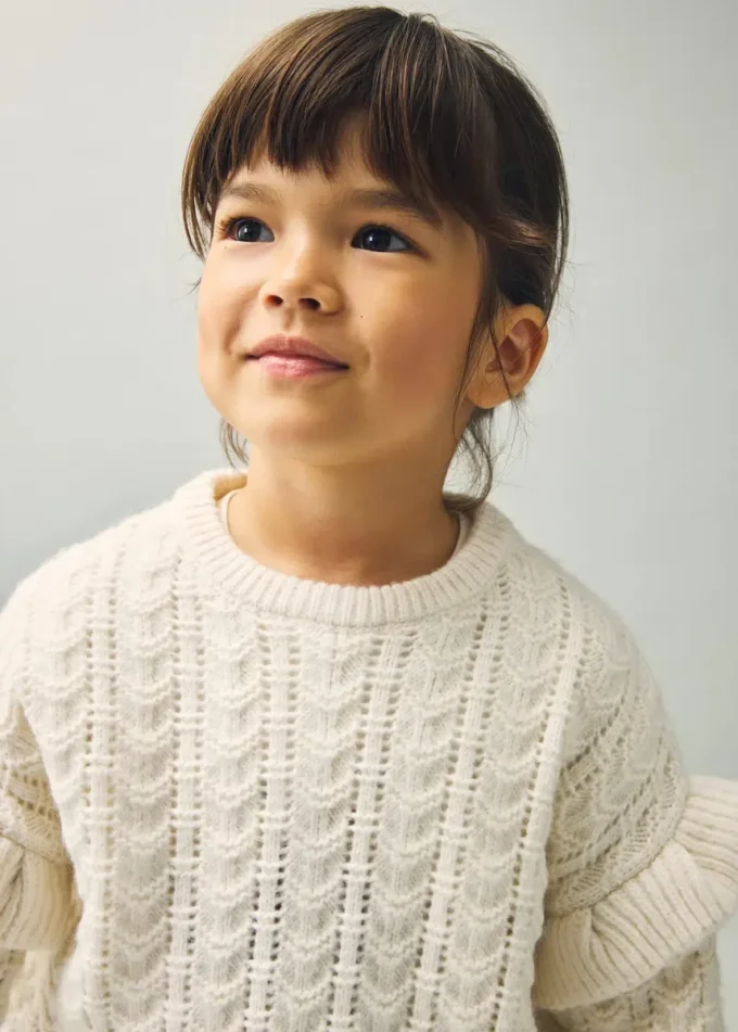 Svetr s volánky Svetr s volánky