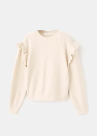 Svetr s volánky a třpytkami