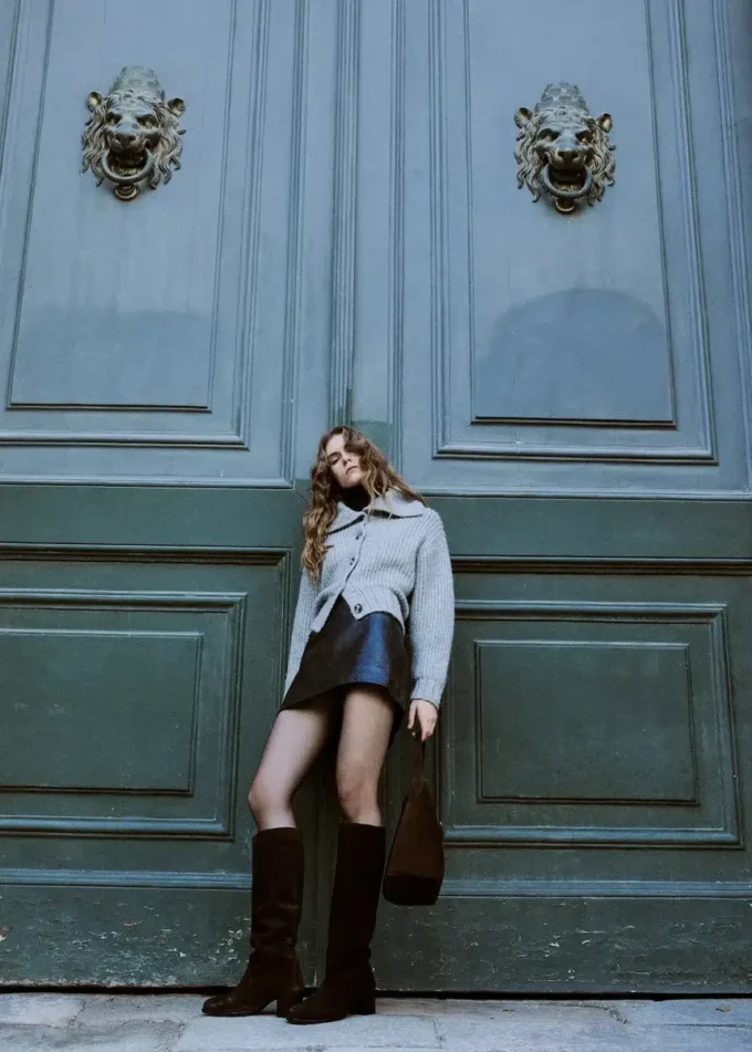 Svetr se šálovým límcem Svetr se šálovým límcem