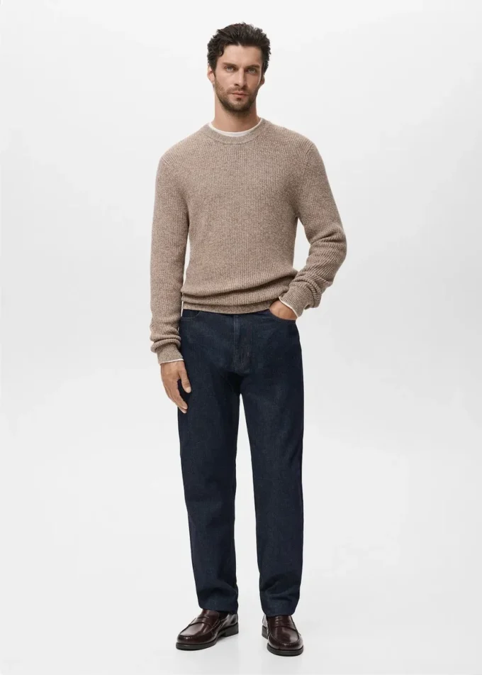 Svetr ze 100% bavlny s puntíky Svetr ze 100% bavlny s puntíky