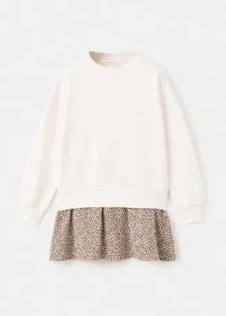 Svetrové šaty s leopardím potiskem Svetrové šaty s leopardím potiskem