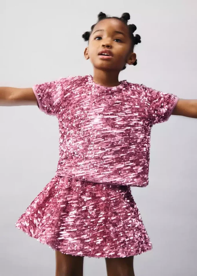 Světlé tričko s flitry Světlé tričko s flitry