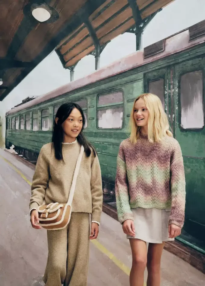 Taška s efektem ovčí kůže Taška s efektem ovčí kůže