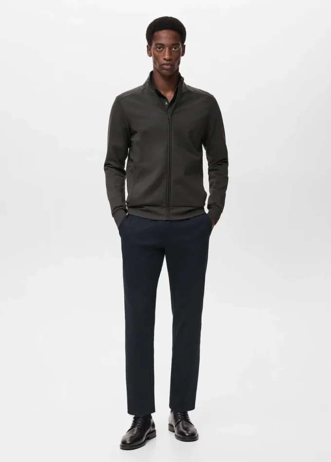 Technická mikina s pravidelným střihem Technická mikina s pravidelným střihem