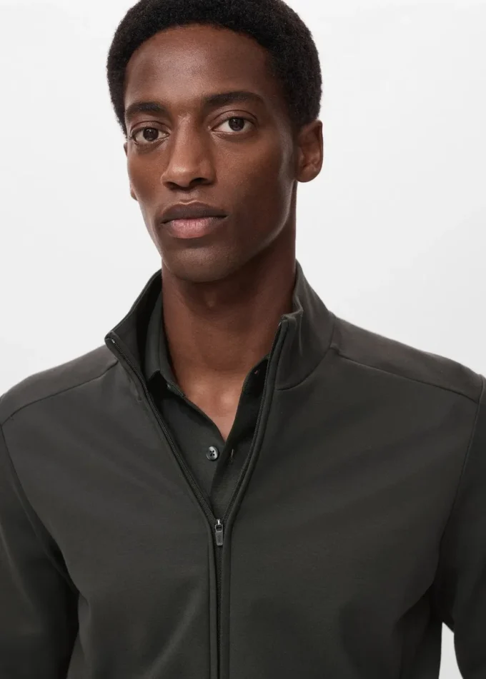 Technická mikina s pravidelným střihem Technická mikina s pravidelným střihem