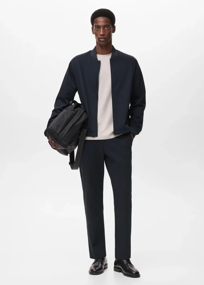 Technické strukturované joggingové kalhoty