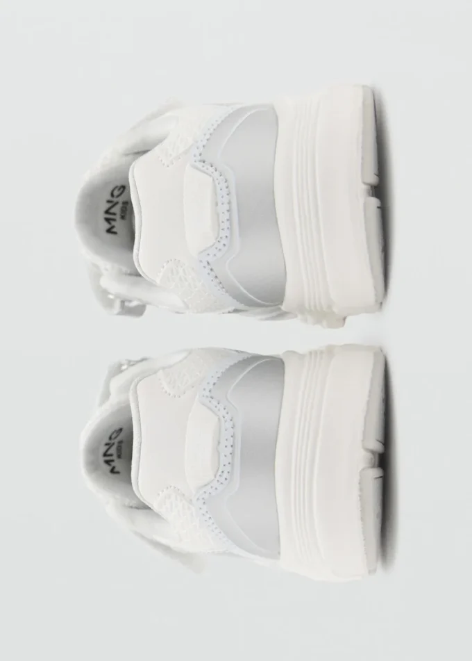 Tenisky s metalickým efektem Tenisky s metalickým efektem