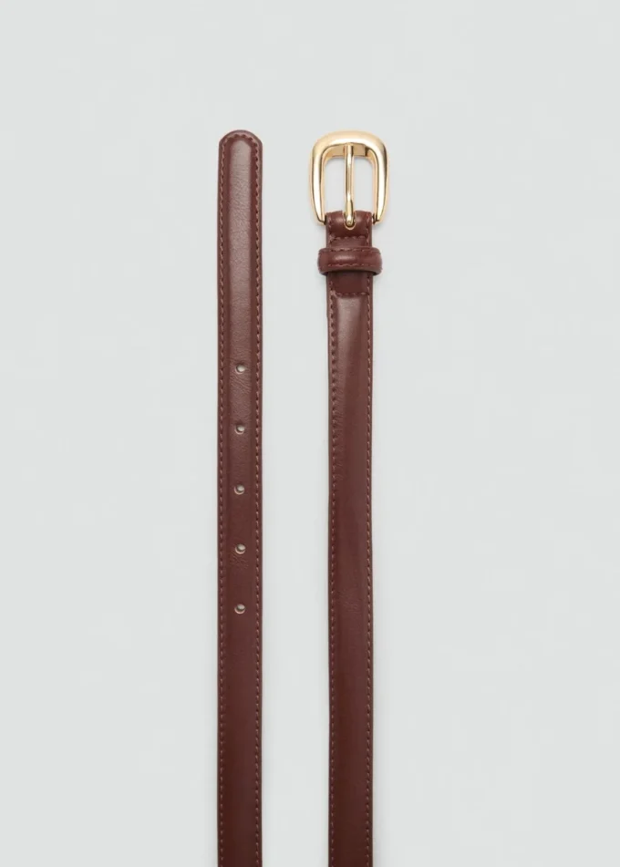 Tenký pásek s kovovou sponou Tenký pásek s kovovou sponou