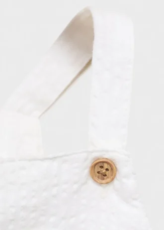 Texturované bavlněné montérky Texturované bavlněné montérky