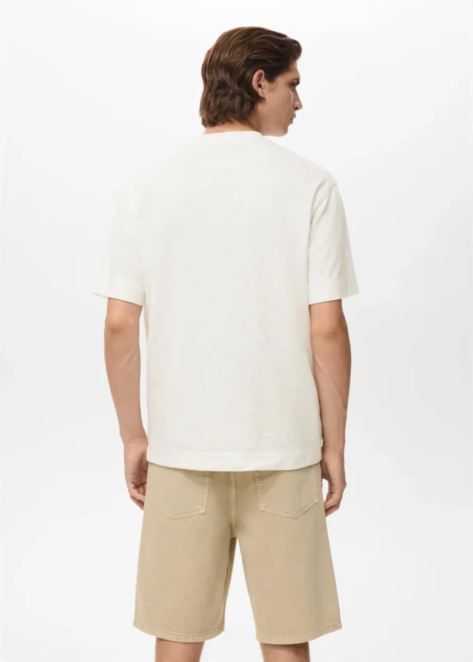 Texturované bavlněné tričko Texturované bavlněné tričko