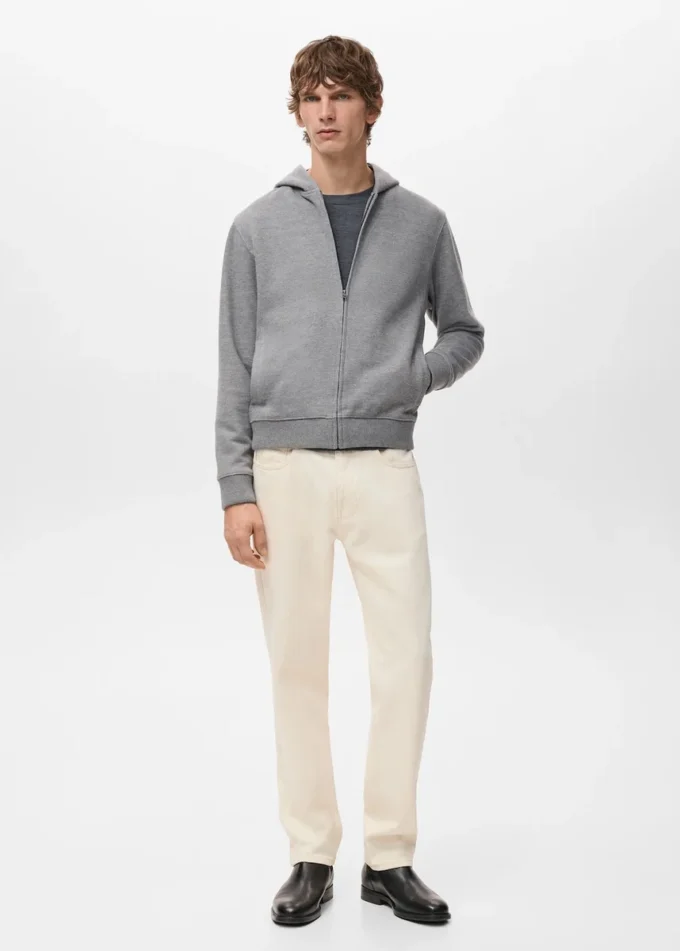 Texturovaná mikina s kapucí Texturovaná mikina s kapucí