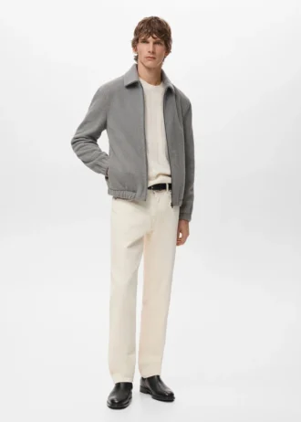 Texturovaná mikina se zipem Texturovaná mikina se zipem