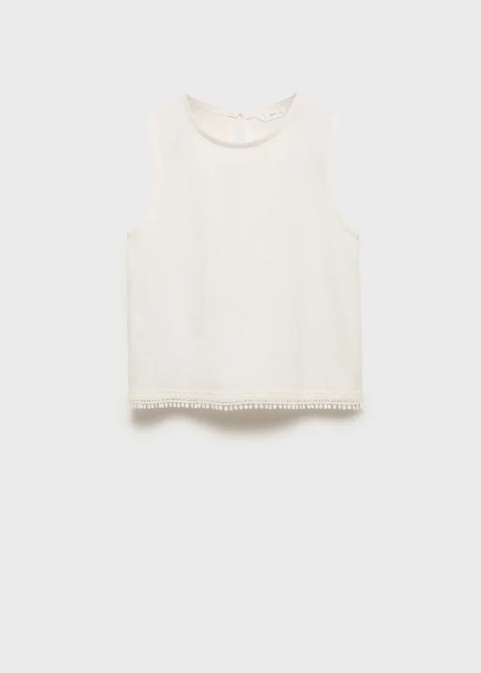 Texturované vyšívané tričko Texturované vyšívané tričko