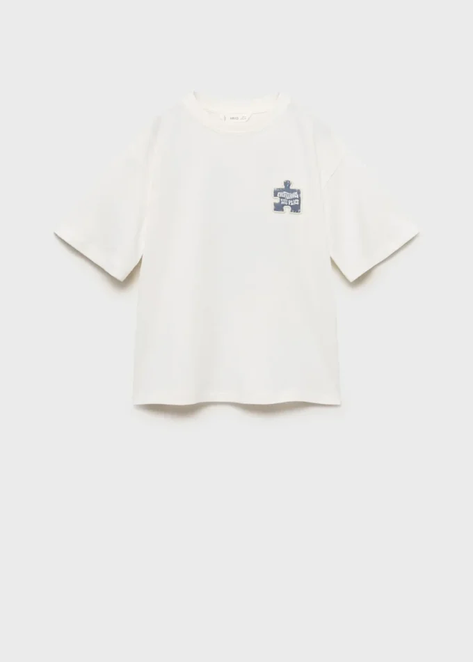 Texturované vyšívané tričko Texturované vyšívané tričko