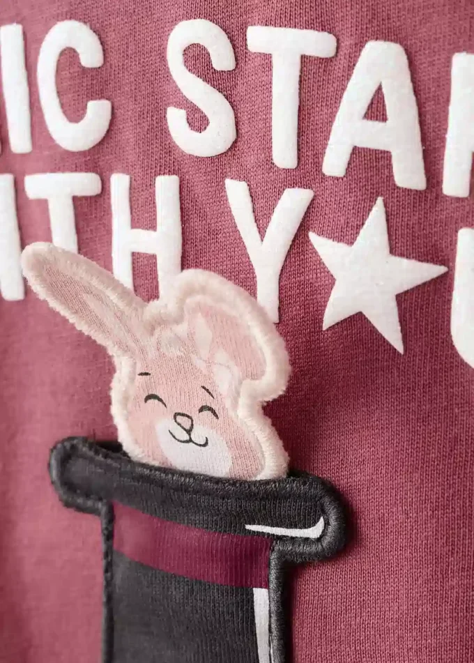 Texturované vyšívané tričko Texturované vyšívané tričko