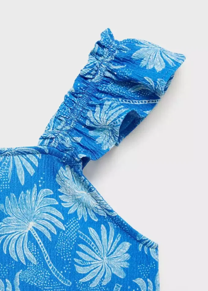 Top s volánky a potiskem Top s volánky a potiskem