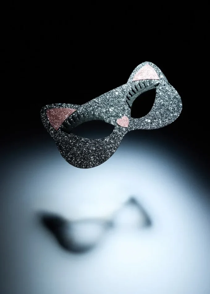 Třpytivá maska koťátka Třpytivá maska koťátka