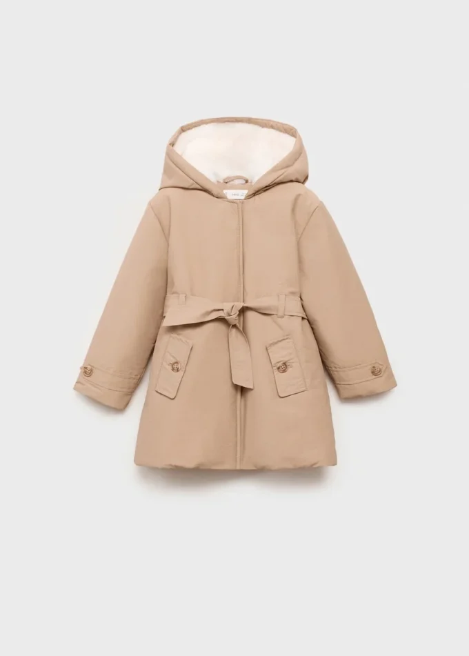 Trenchcoat s kožešinovou podšívkou Trenchcoat s kožešinovou podšívkou