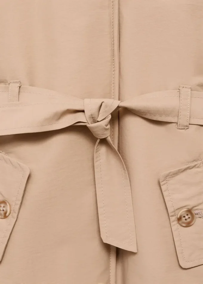 Trenchcoat s kožešinovou podšívkou Trenchcoat s kožešinovou podšívkou