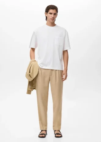 Tričko 100% bavlna, boxy střih, kapsa