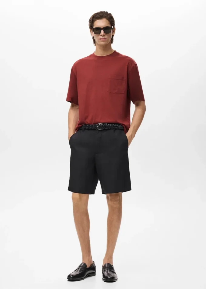 Tričko 100% bavlna, boxy střih, kapsa Tričko 100% bavlna, boxy střih, kapsa