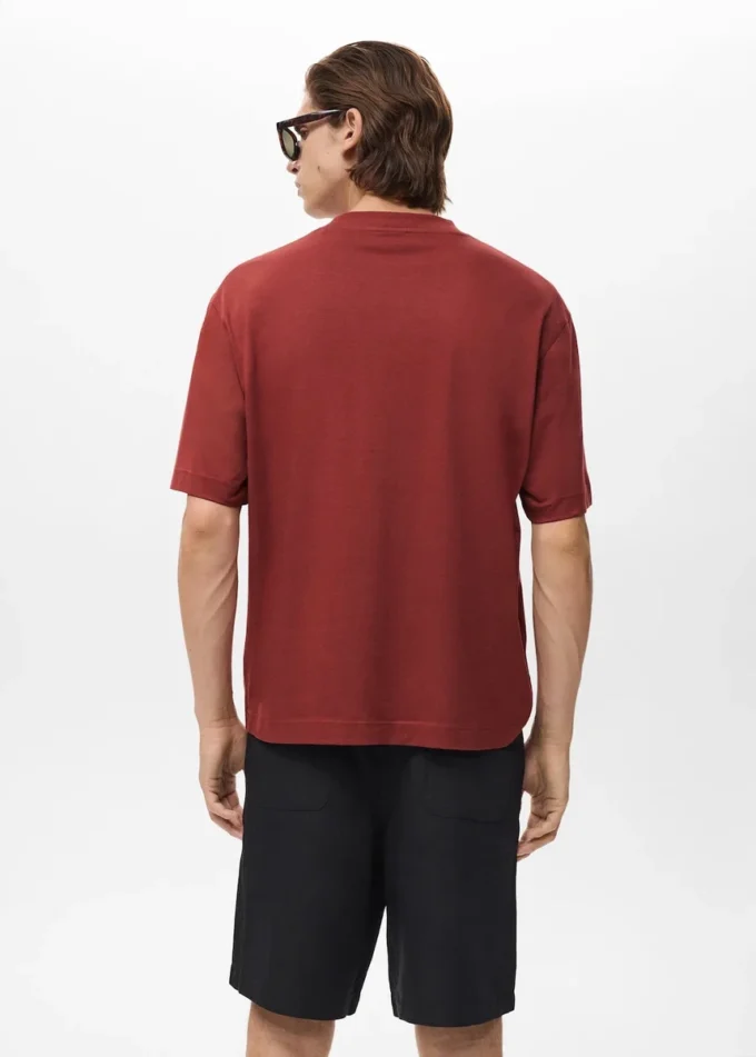 Tričko 100% bavlna, boxy střih, kapsa Tričko 100% bavlna, boxy střih, kapsa