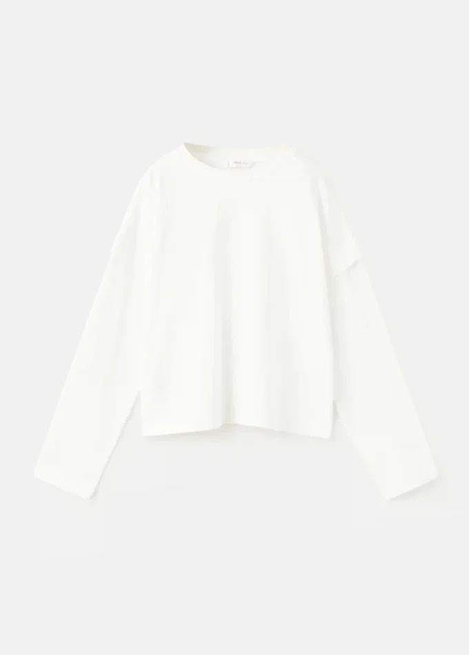 Tričko s detailem na rukávech Tričko s detailem na rukávech