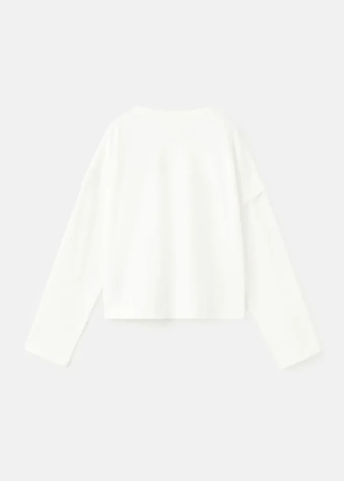 Tričko s detailem na rukávech Tričko s detailem na rukávech