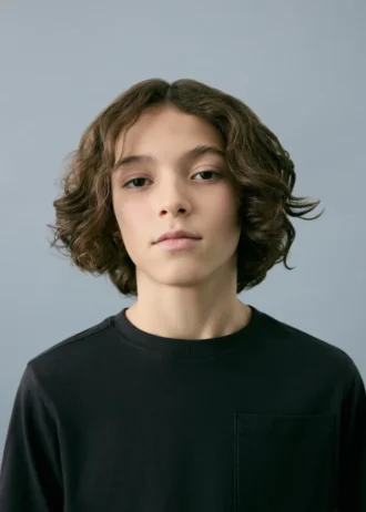 Tričko s dlouhým rukávem a kapsou