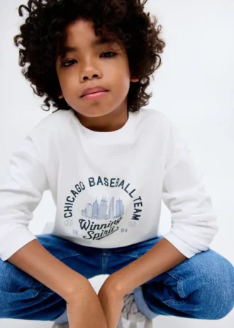 Tričko s dlouhým rukávem a potiskem